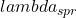 lambda_{spr}