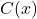  C(x) 