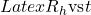 Latex R_h \text{vs} t