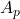  A_p 